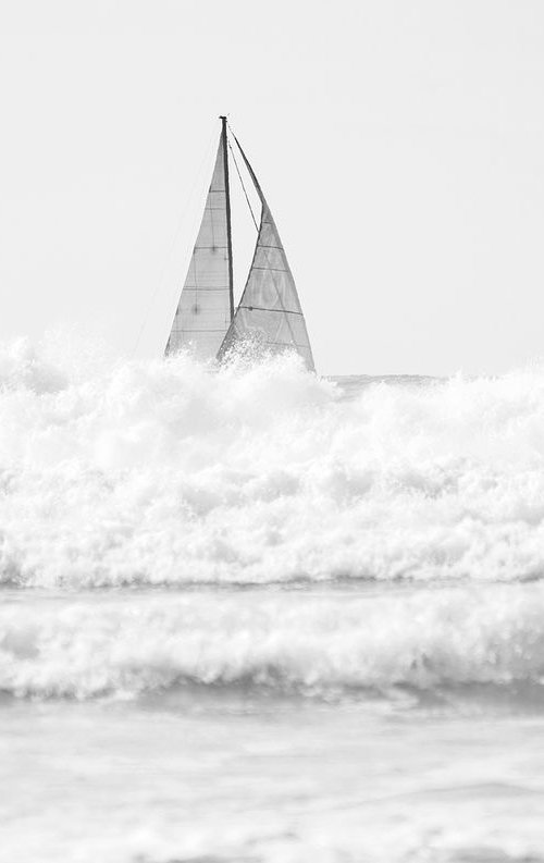 SAILING IN THE SURF by Andrew Lever