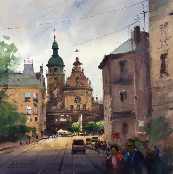 The picturesque old city of Lviv