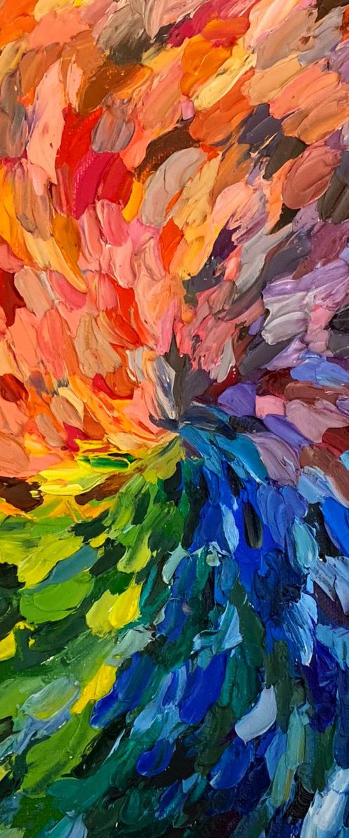 Rainbow Vortex by Steph Moraca