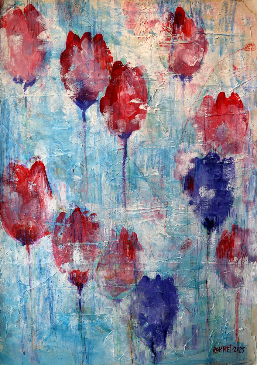  Fantasy With Flowers 304 By Rakhmet Redzhepov, 17 X 23, Artwork For Sale On Artfinder