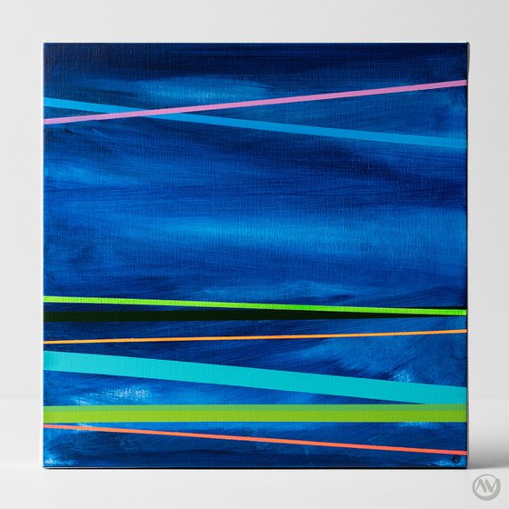 Abstract Spectrum in Blue 2 (AV Art)