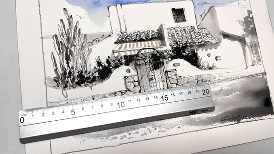 White Walls of Spain (Diptych)