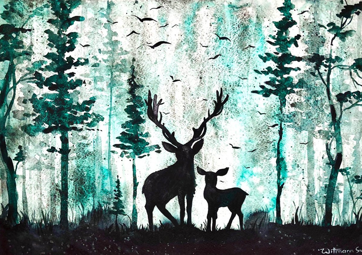 Dusk Forest by Svetlana Wittmann