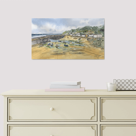 Low tide at Mousehole
