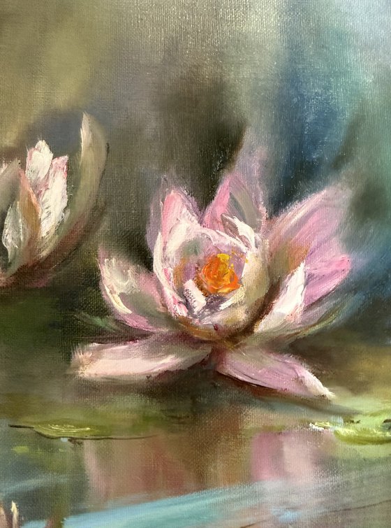 Waterlilies. In your secret garden.