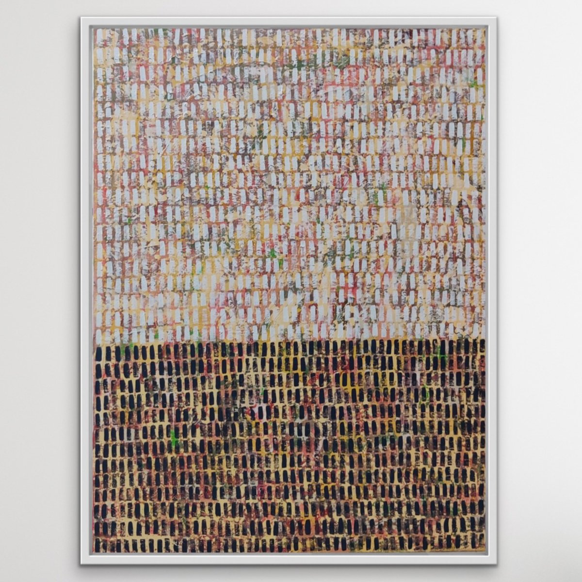 Expressive Abstract Acrylic Painting By Ketki Fadnis, 30 X 40", Down To Earth, Original Artwork