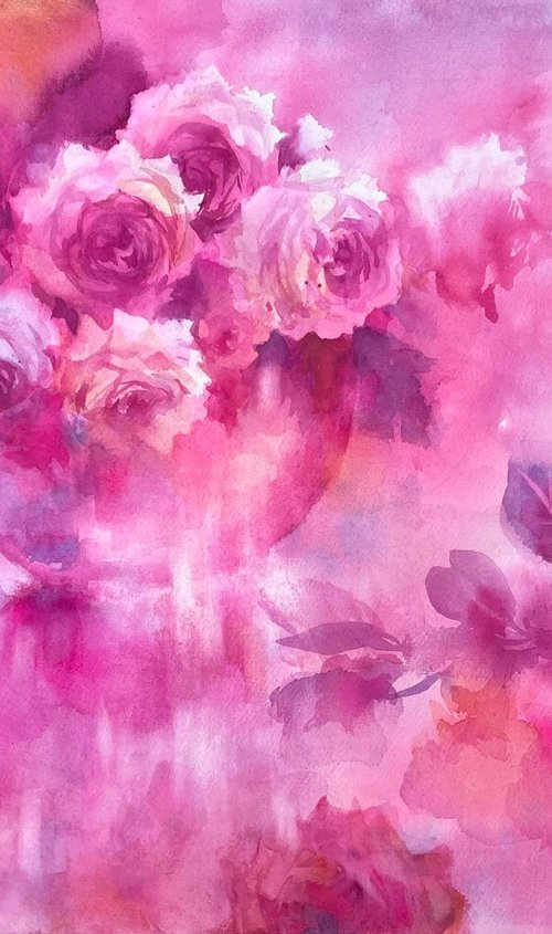 Pink Rose by zhengyang Ruan