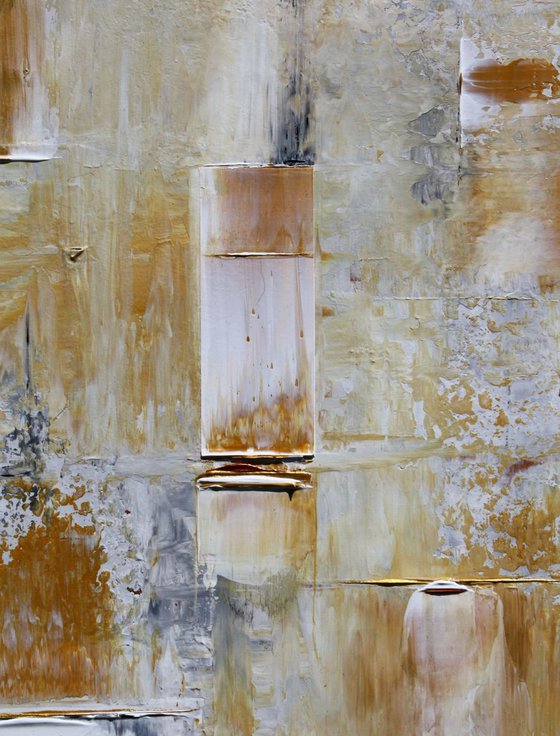 Ochre Gold Abstract Concept