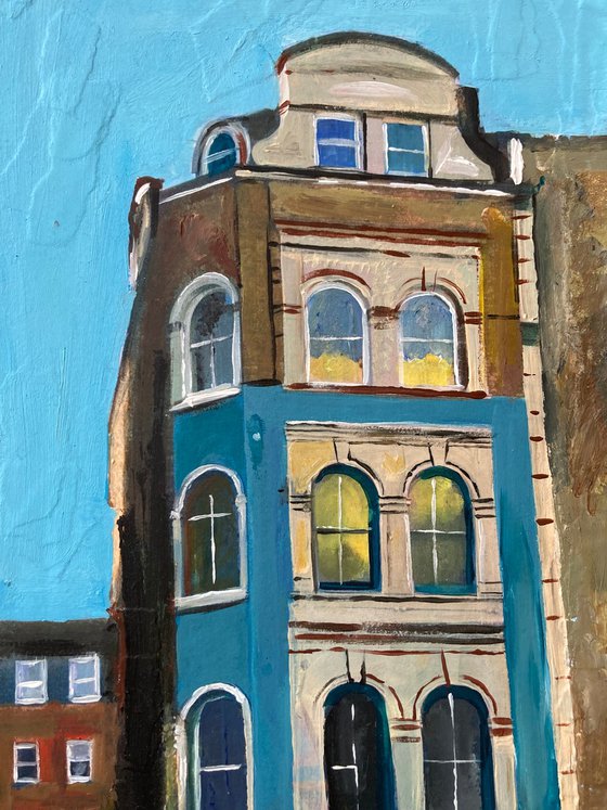 One End of Tisbury Court, Soho, London
