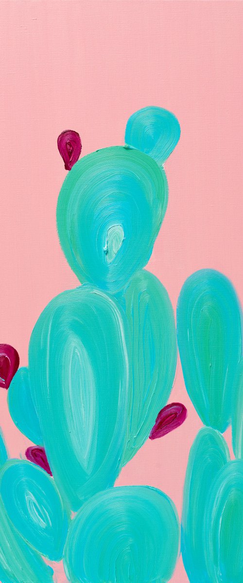 Soft Cactus by Nataliia Sydorova