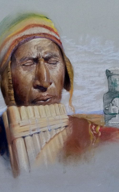 Bolivian musician by Diego Sinani Stepanian