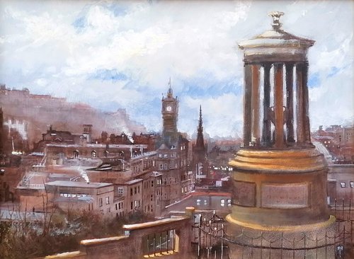 Dugald Stewart Monument, Edinburgh by Alan Harris