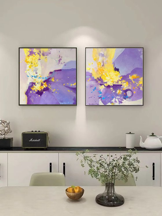 Echoes of Summer Sun. Diptych I