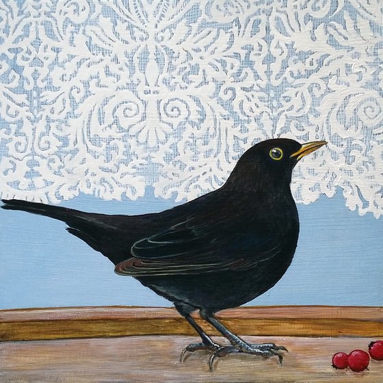 The blackbird and the berries