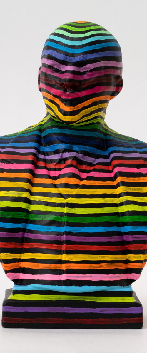 Striped Lenin №3 by Oleksandr Balbyshev