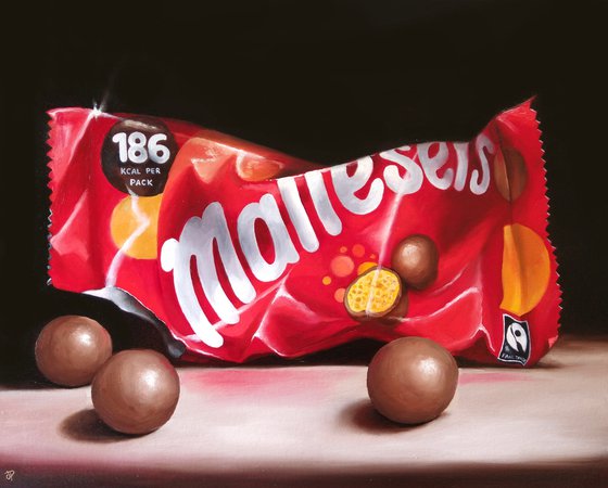 Big Maltesers still life