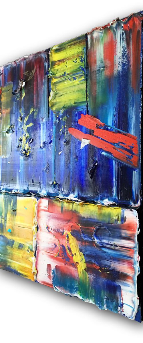 "Message In A Bottle" - Original PMS Oil Painting On Canvas - 16" x 20" by Preston M. Smith (PMS)
