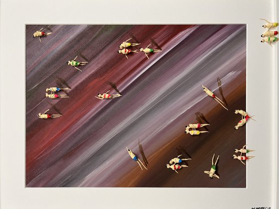 Freedom People ,,The Beach’‘ Eka Peradze Art