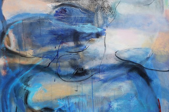 Landscape with Blue and Black