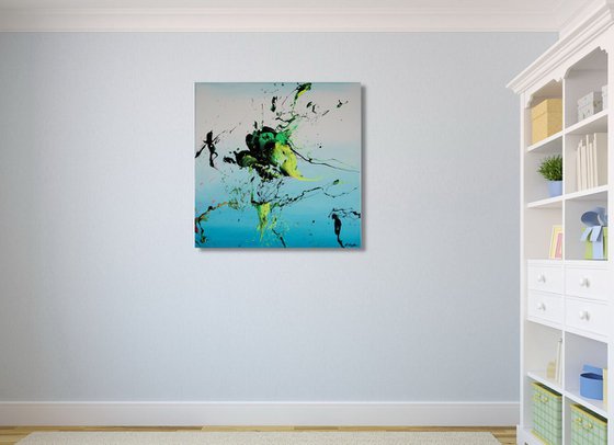 A Frog's Leap (Spirits Of Skies 064012) (80 x 80 cm) XL (32 x 32 inches)