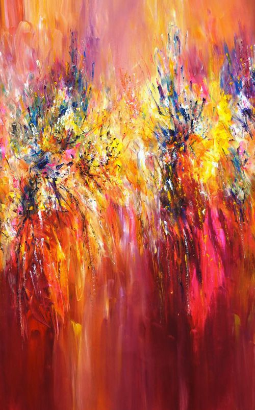 Red Emotions XL 1 by Peter Nottrott