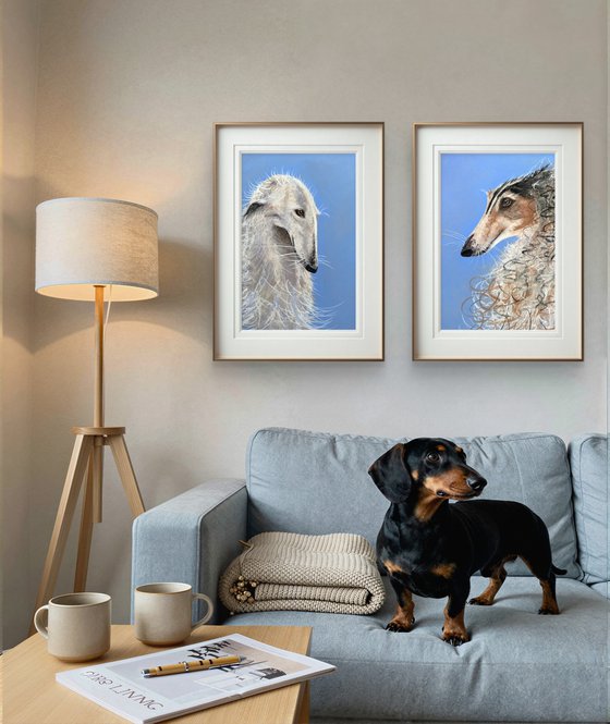 Dog Portraits Soft Pastel