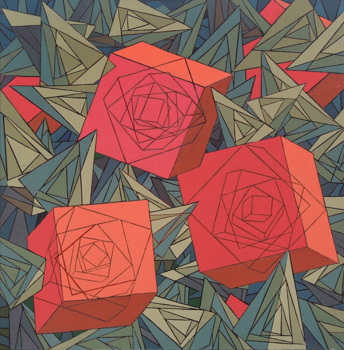 Red Roses by Aman Modyev