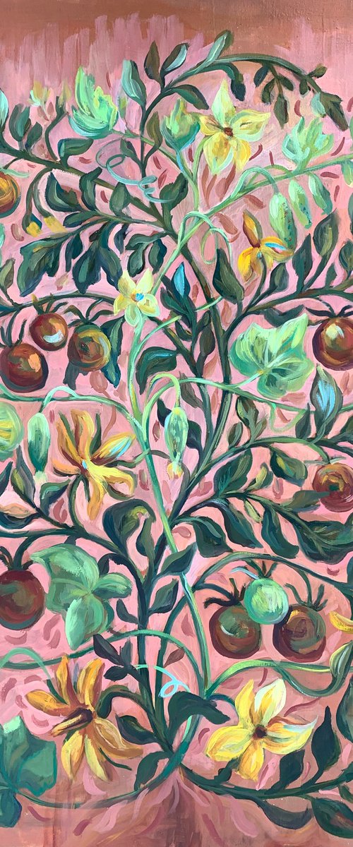 Grace of weaves -ornament of climbing plants. by MOMALYU