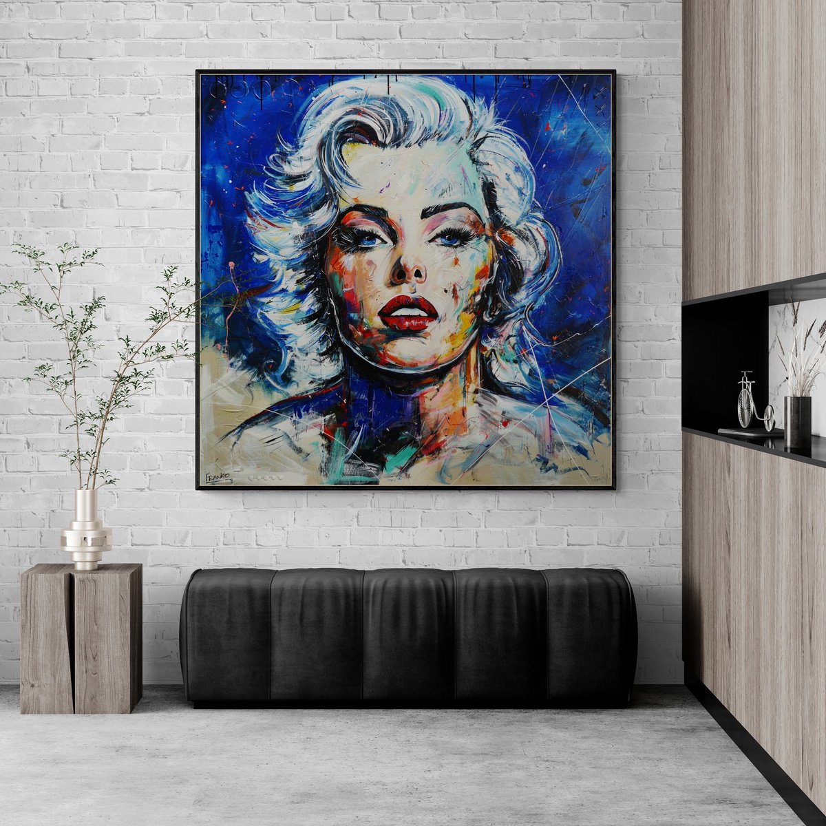  Bombshell By Franko, 60 X 60, Artwork For Sale On Artfinder