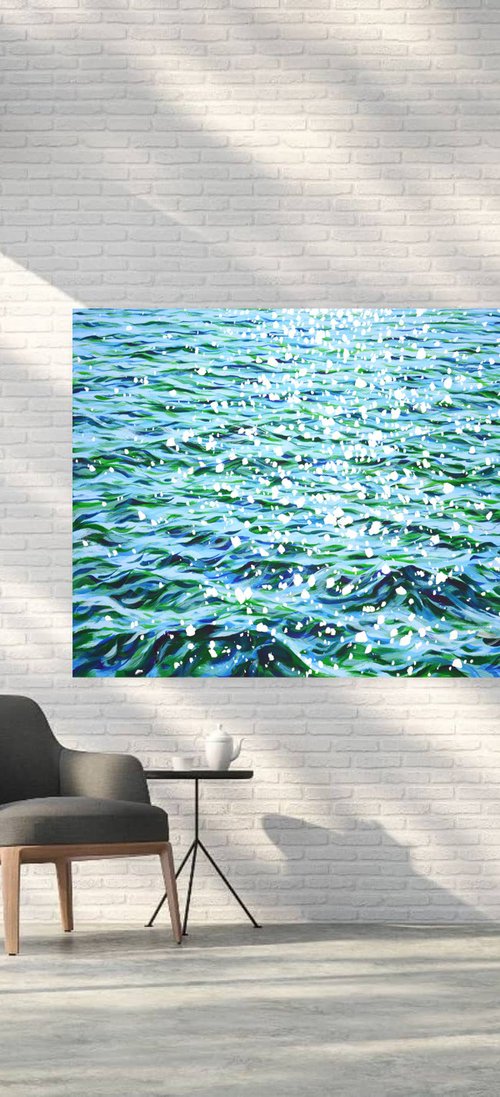 Glare on the water 10. by Iryna Kastsova