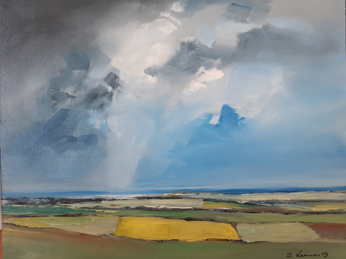 Across the Cheshire plain (Yellow field) by Steve Keenan