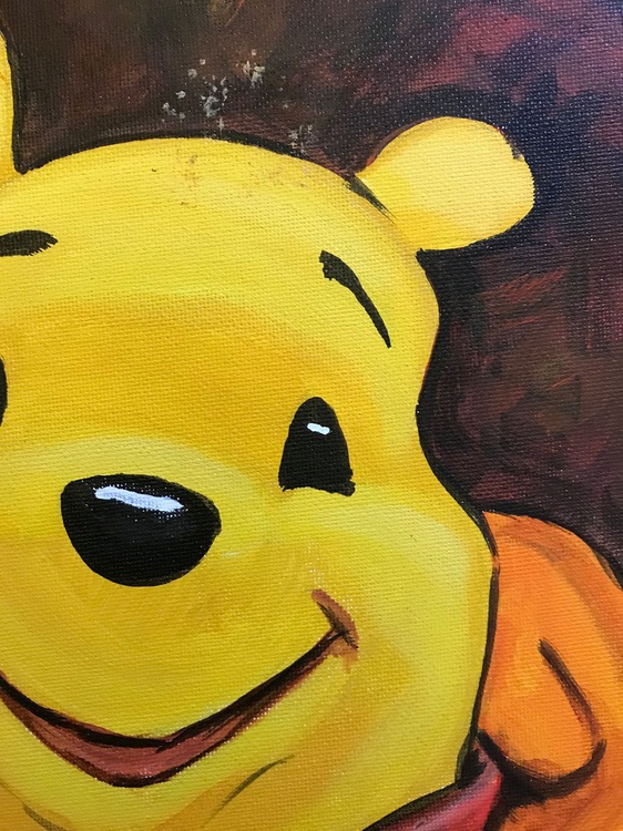 Tigger And Pooh 2017 Acrylic Painting By Mr B Artfinder