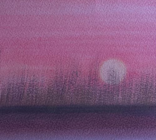 Tree beside the sun by Samantha Adams