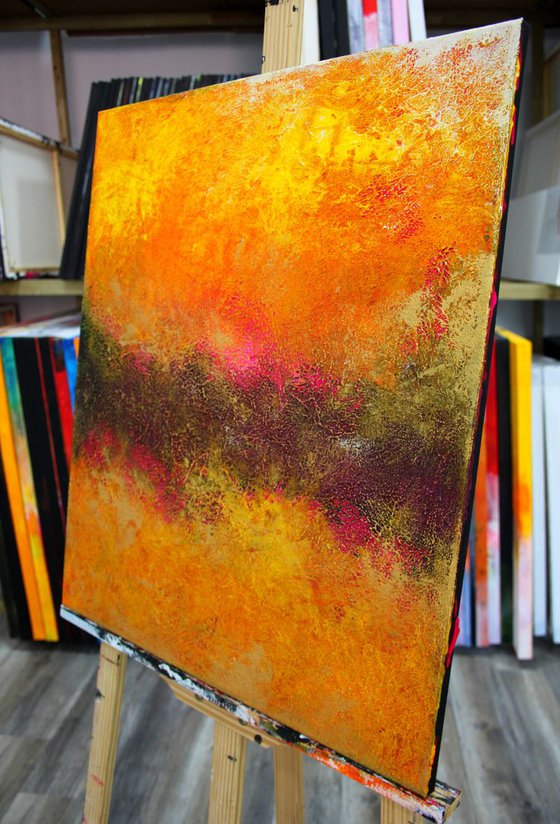 250x60cm. / Abstract Painting / © 2019 Alex Senchenko. / Shambhala