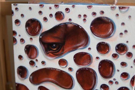 Red Drops on the horse