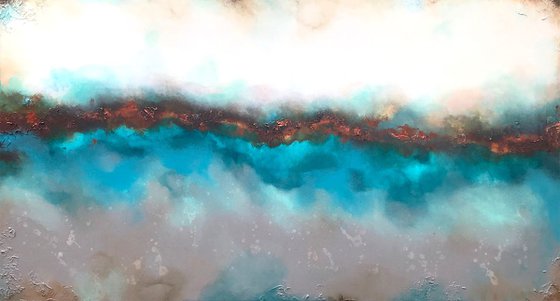 raw coastlines (160 x 80 cm) Dee Brown