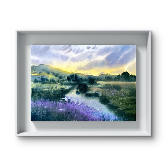 Sunset . Original artwork