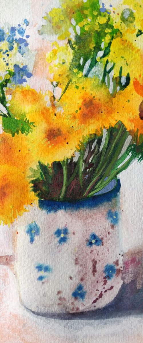 Simple Dandelions by Ayna Paisley
