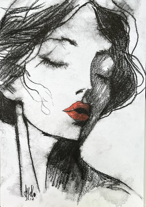 Red Lips by Victor de Melo