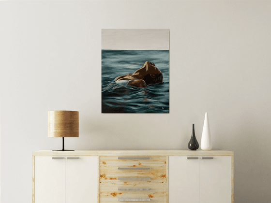 Girl in the water