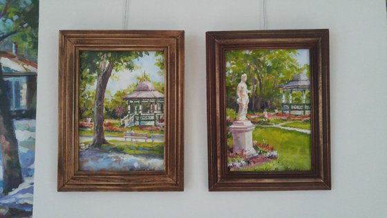 Halifax Public Gardens 2  (framed) 5x7x0.1'' (6.7x8.7x0.5'' framed)