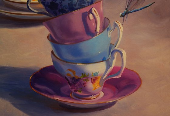 "Cups and dragonflies"