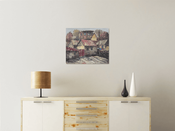 Rustic Village Scene