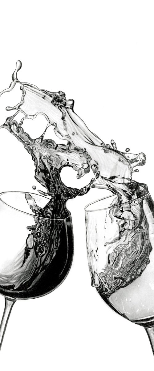 Wine Splash #6 by Paul Stowe