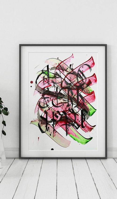 Alphabet by Makarova Abstract Art