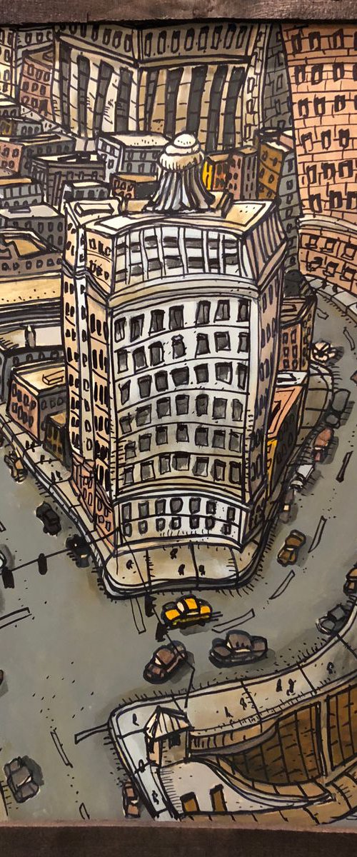 Southport and School by Art of Aaron Wooten