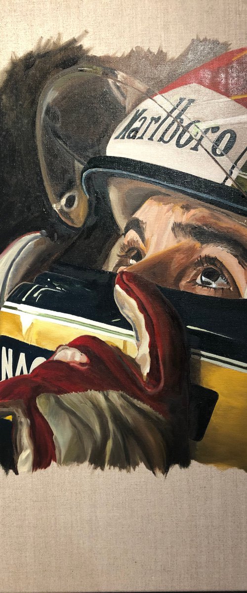 The Calm Before The Storm - Ayrton Senna by Martin Allen