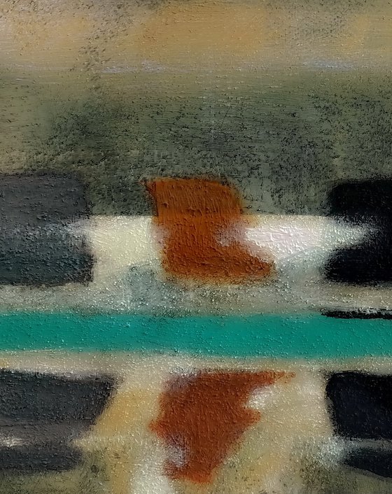 Abstract Mirages. Moon and Bay