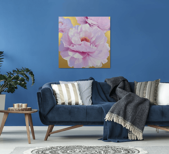 Weightless. Realistic Peonies