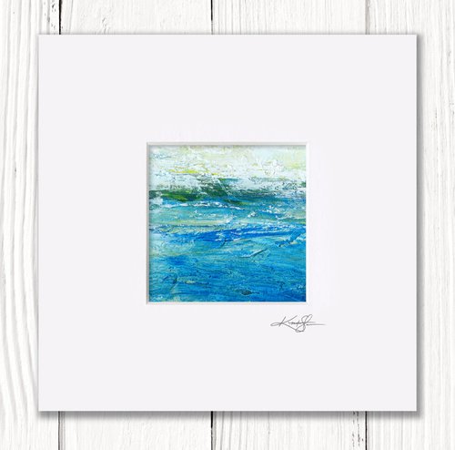 Nature's Music 73 - Textural Ocean Painting by Kathy Morton Stanion by Kathy Morton Stanion